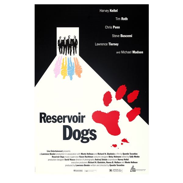 Reservoir Dogs Cannes One Sheet poster.