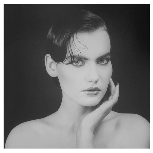 Photographer: Robert Mapplethorpe signed photograph of 'Jordana'. 1983.