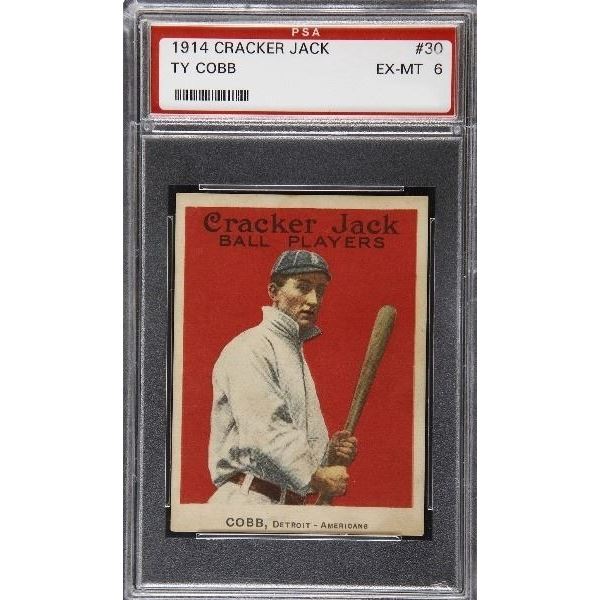 1914 E145-1 Cracker Jack Ty Cobb #30