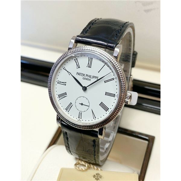 Patek Philippe Calatrava 7120G-001 Hobnail Bezel SERVICED BY PATEK.