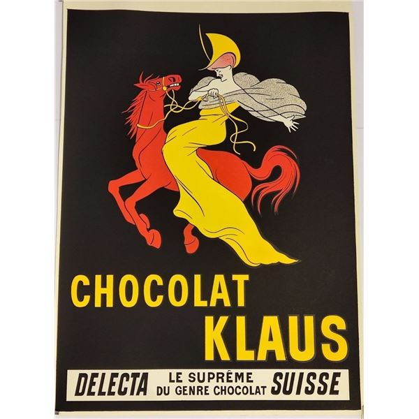CHOCOLAT KLAUS. 1903 poster.