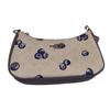 Image 2 : New Coach Teri shoulder white bag with blueberry print. Vegan leather with fabric lining.