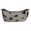 Image 3 : New Coach Teri shoulder white bag with blueberry print. Vegan leather with fabric lining.
