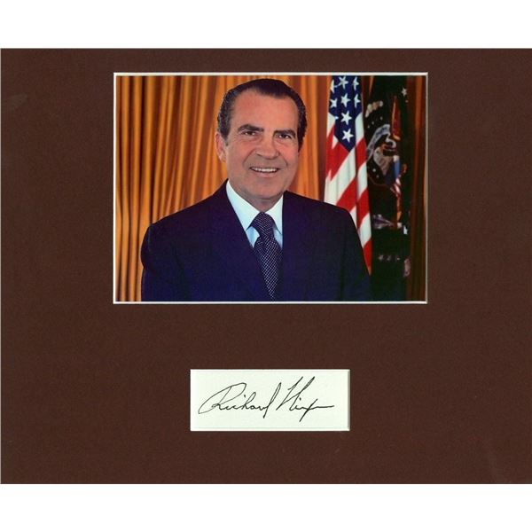 37th US President Richard Nixon (1913-1994).