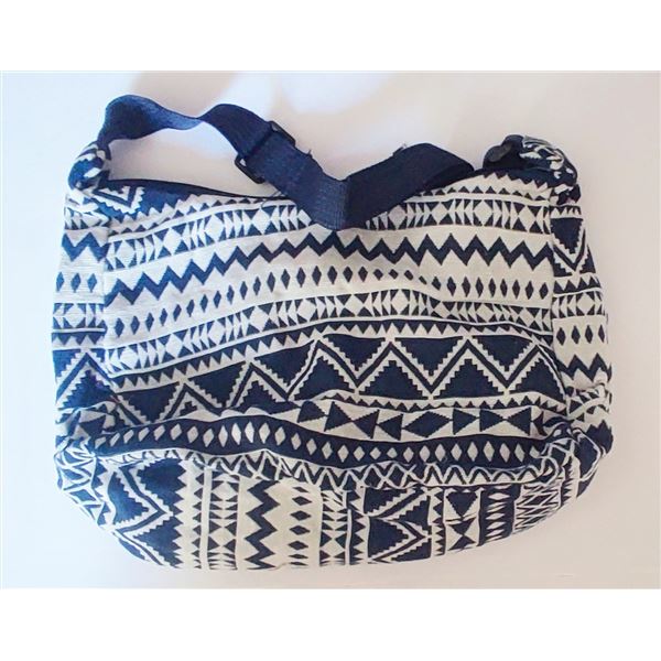 Brand new blue and white Bohemian bag.