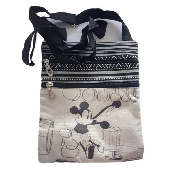 Brand new Mickey Mouse Steamboat Willie aztec textile crossbody bag.