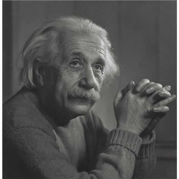 Yousuf Karsh - Albert Einstein, 1948 photograph.