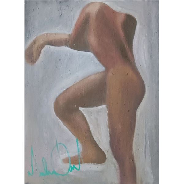 Michael Jackson painting 'Headless woman'.
