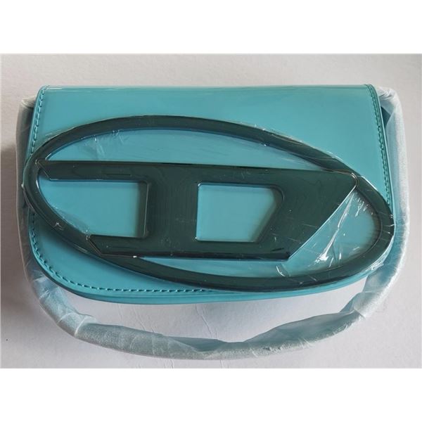 Brand new Diesel 1DR Shoulder bag in bright baby blue.