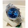 Image 7 : Rolex Datejust 41mm 126334 Blue Roman Dial 2020 unworn.