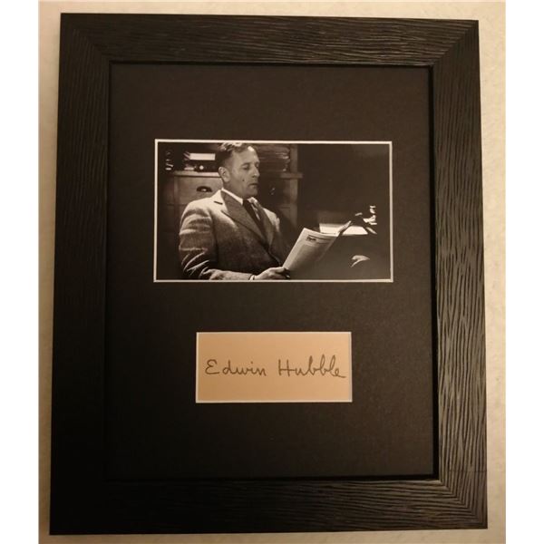 Edwin Hubble autograph 1889-1953.