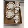 Image 1 : Halreigh tea, cups, saucers, and inside