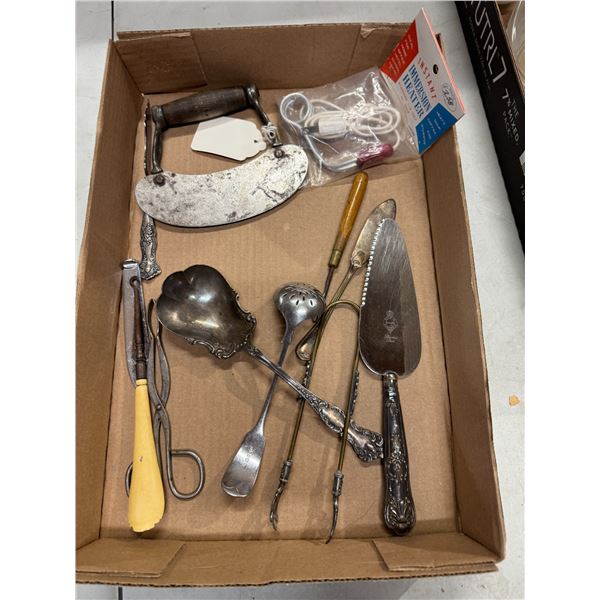 Antique serving utensils