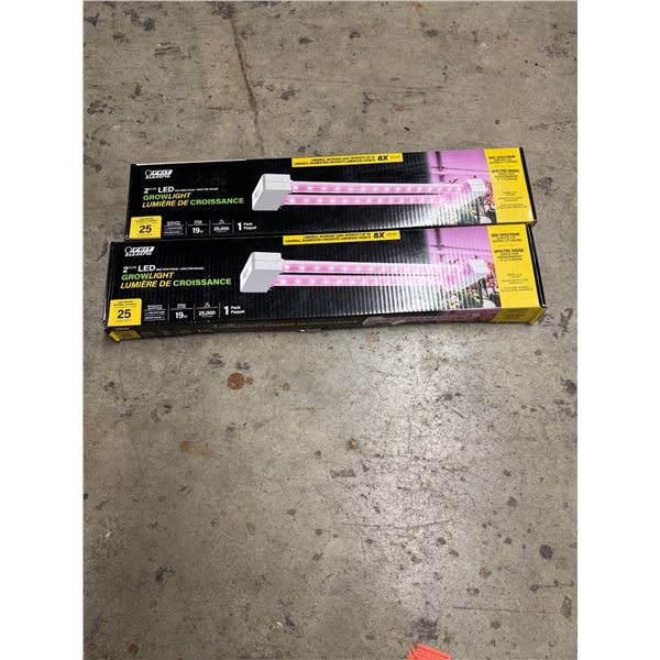 2 2' led grow lights