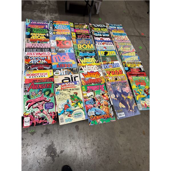 Assorted comics, wolverine Thor, Boris daredevil, etc.