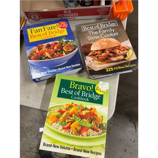 Set of three slow cooker cookbook