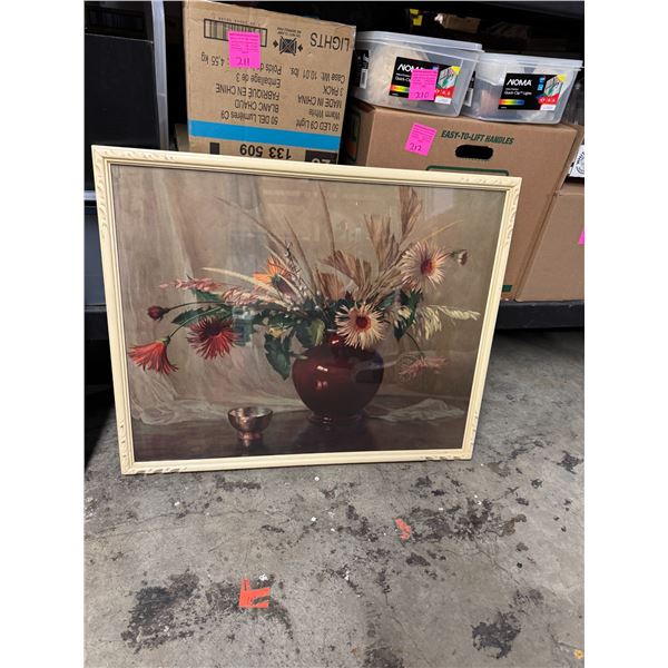 Vintage floral print 26 x 32