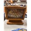 Image 1 : Wood framed clock