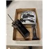 Image 1 : Wine, tool kit, and holder and corkscrew