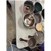 Image 1 : Kitchen items, pans strainer, etc.