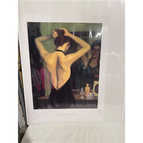 Black dress Ed Martinez