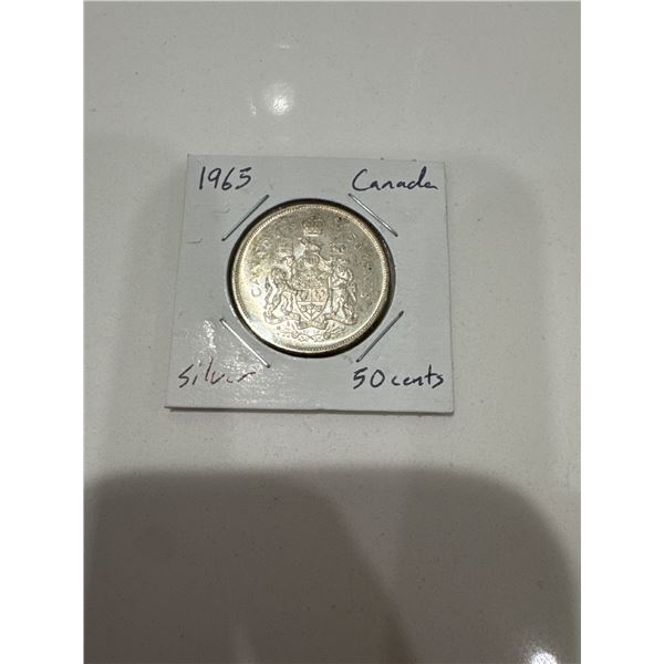 1965 Canada Silver 50 cents