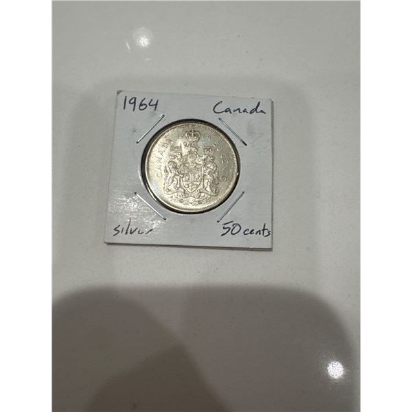 1964 Canada Silver 50 cents