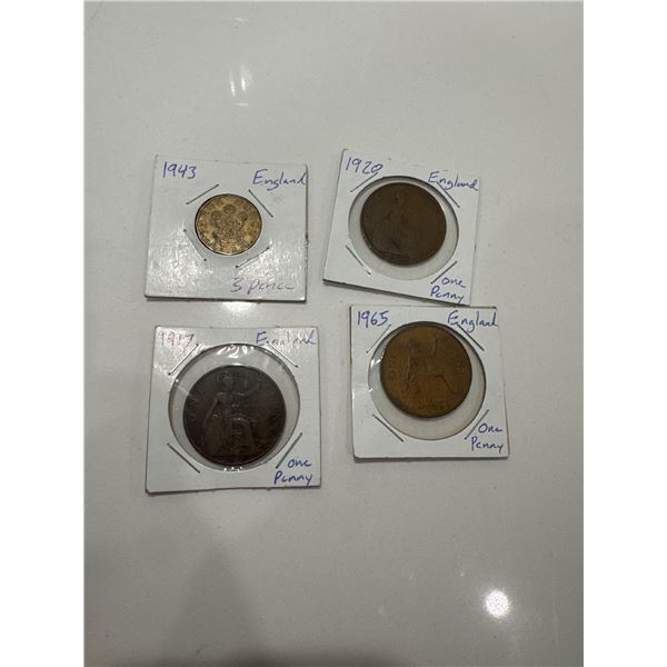 Old England coins