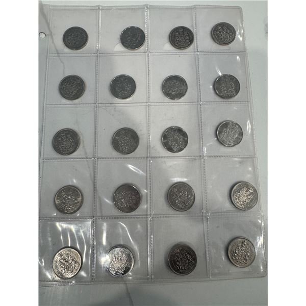 Canada .50 cent coins