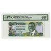 Image 1 : Bahamas. Central Bank, 2001.1 Dollar, P-69, Issued Note. PMG Gem Unc 66 EPQ