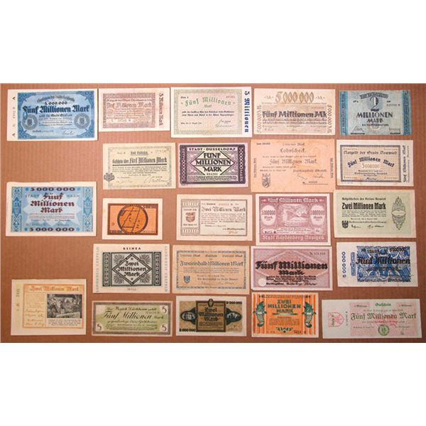 Germany, German Inflation Issues 1923 Banknotes (22)