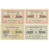 Image 1 : Schloss Hirschberg Officer POW Camp. ND (1917). Quartet of Notgeld.