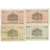 Image 2 : Schloss Hirschberg Officer POW Camp. ND (1917). Quartet of Notgeld.