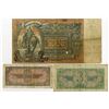 Image 2 : Russia. Trio of Russian Issued Banknotes, 1919 to 1938.