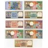 Image 2 : Suriname. Central Bank of Suriname 1963 - 2000 Group of 9 Issued Banknotes