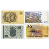 Image 2 : Sweden. Sveriges Riksbank, 1954 to 1996, Group of Issued Banknotes