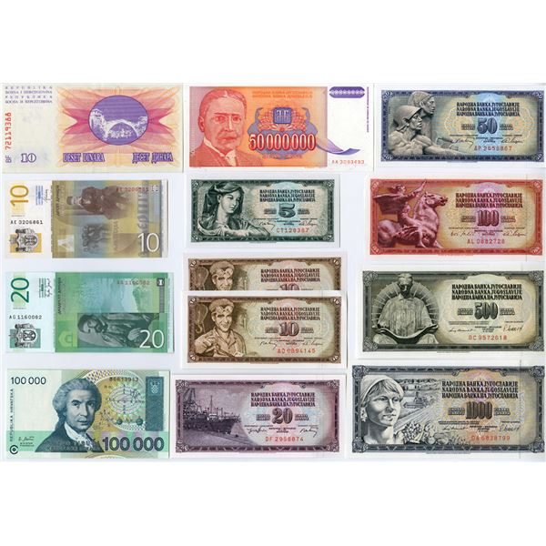 World Wide Assortment of 10+ Issued Banknotes
