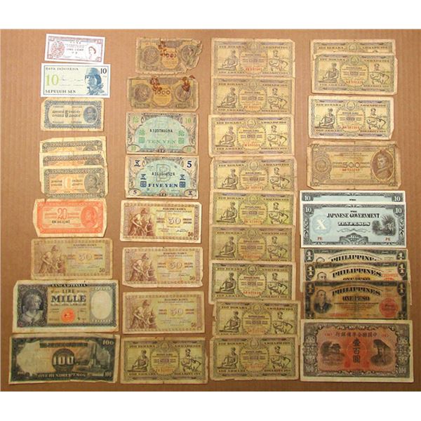 World Wide Assortment of 35+ Issued Banknote