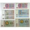 Image 2 : Zaire. Banque du Zaire. 1976-1980. Group of 9 Issued Banknotes.