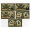 Image 1 : Canada. Dominion of Canada, 1900-23, Issued Banknote Quintet