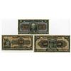 Image 1 : Mexico. Republica Mexicana, 1915, Trio of Issued Banknotes.