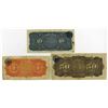 Image 2 : Mexico. Republica Mexicana, 1915, Trio of Issued Banknotes.