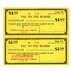Image 1 : PA. Erie Clearing House, 1933. $1 Depression Era Bearer Scrip Notes (2). Unc-AU
