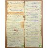 Image 1 : Palestine. Anglo Palestine Bank 1941-1942 Group of 15 Used Check stubs with Revenue Stamps