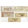 Image 1 : Pennsylvania & New York Imprinted Revenue Lot of Specimen & Cancelled Checks, ND (1870s) - 1878