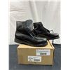 Image 1 : Ankle High Black Leather Men's Boots