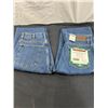 Image 1 : 2 Pairs Men's Blue Jeans