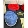 Image 4 : Assorted Ladies Hats, Wig, & Vintage Wig Box