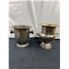 Image 1 : 2 Silver Plated Champagne Buckets