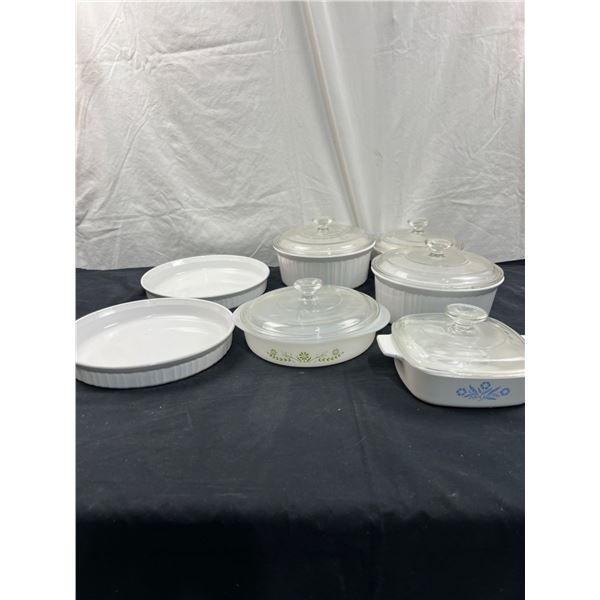 Assorted Corningware & Glass Bake Dishes